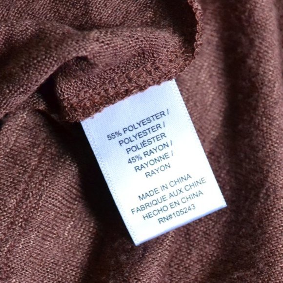 NWT Bobeau Tie Front Split Neck Terracotta Tank Size Small - Picture 7 of 7